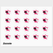 Sticker Rond Fait pour l'autre ! (Feuille)