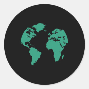 Sticker Rond Faites comme si je suis Planet Earth Mens Enfants