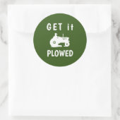 Sticker Rond Faites-le couler (Sac)