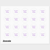 Sticker Rond Faites-le de toute façon Sticker2 (Feuille)