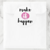 Sticker Rond Faites-le passer (Sac)