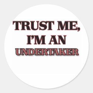 Sticker Rond Faites-moi confiance je suis un entrepreneur