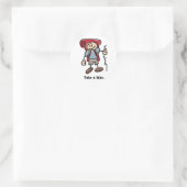 Sticker Rond Faites une randonnée (Sac)