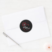 Sticker Rond Faith Hope Love Sickle Cell Awareness 1 (Enveloppe)