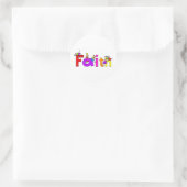 Sticker Rond Faith Kids (Sac)