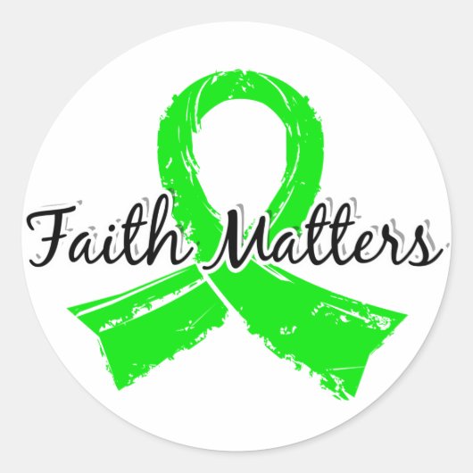 Sticker Rond Faith Matters 5 Lymphome (non-Hodgkin) (Devant)