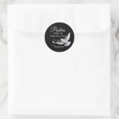 Sticker Rond Faith Over Encouragement White (Sac)
