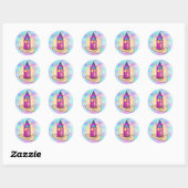 Sticker Rond Faith ~ Steeple (Feuille)