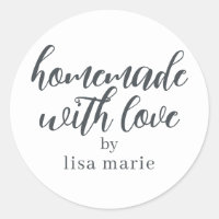 Faits à la main avec amour Personnalisés