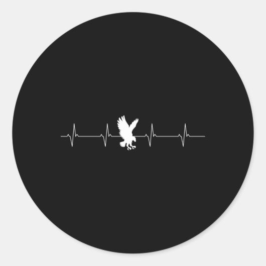 Sticker Rond Falconer Falconry Hawconer (Devant)