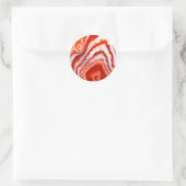 Sticker Rond Falln Blood Orange Agate. (Sac)