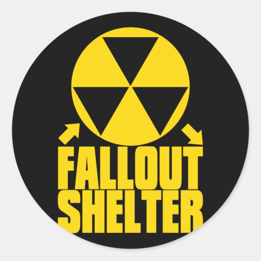 Sticker Rond Fallout_Shelter (Devant)