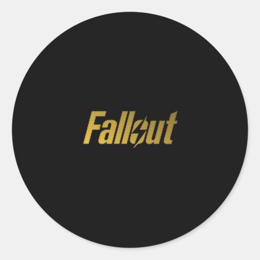 Sticker Rond Fallout - Welcome To Fabulous New Vegas  (Devant)