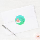 Sticker Rond Famille d'ours (Enveloppe)