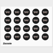 Sticker Rond Famille harmonieuse (Feuille)