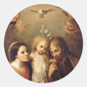 Sticker Rond Famille Sacrada