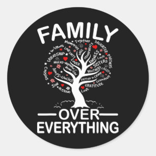 Sticker Rond Famille sur tout ce qui correspond Famille Réunion