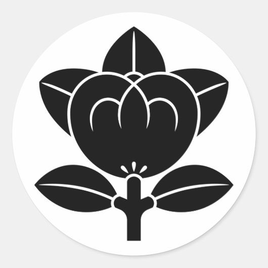 Sticker Rond [Family Crests] Tachibana flower (Devant)