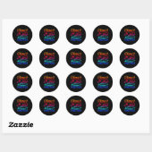 Sticker Rond Family Cruise 2026 I Love It When We're Cruisin' T (Feuille)