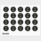 Sticker Rond Family Reunion 2025 Matching Design - Norton  (Feuille)