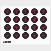 Sticker Rond Fancy Fabuleuse Et Fille Agée De 4 Ans (Feuille)