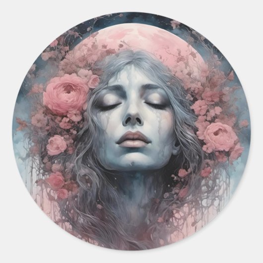 Sticker Rond fantasmer fantastique (Devant)