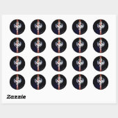 Sticker Rond Fantastic Beasts Occamy (Feuille)