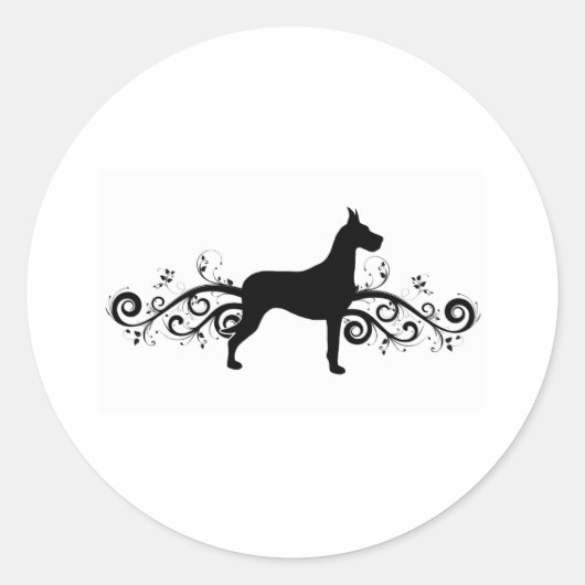 Sticker Rond Fantastique Danse (Devant)