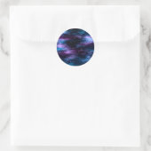 Sticker Rond Fantastique Voyage Espace Nebula (Sac)