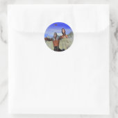 Sticker Rond Fantasy Moth Hunter (Sac)