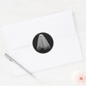 Sticker Rond Fantôme (Enveloppe)