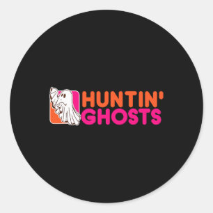 Sticker Rond Fantômes de chasse - Chasseur de fantômes Activité