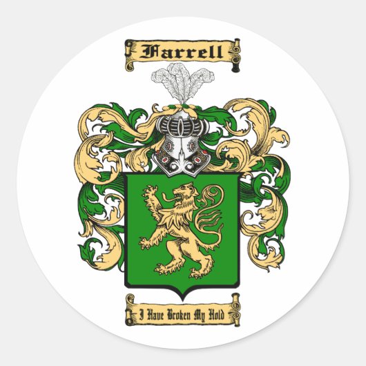 Sticker Rond Farrell (Devant)