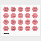 Sticker Rond Fatale (Feuille)