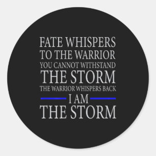 Sticker Rond Fate Whispers Au Guerrier Vous Ne Pouvez Pas Résis