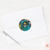 Sticker Rond Fatima par Michael Moffa (Enveloppe)
