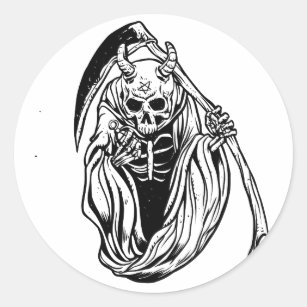 Cadeaux Illustration De Faucheuse  Zazzle.be