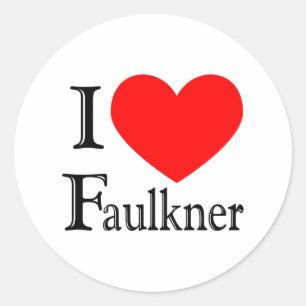 Sticker Rond Faulkner
