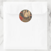 Sticker Rond Faust Et Mephistopheles Jouent Aux Échecs (Sac)