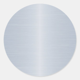 Sticker Rond Faux brossé métal acier inoxydable Arrière - plan