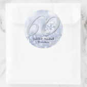 Sticker Rond Faux Diamond 60e anniversaire (Sac)