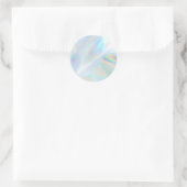 Sticker Rond Faux Holographique Personnalisé tendance (Sac)