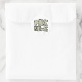 Sticker Rond Faux News (Sac)