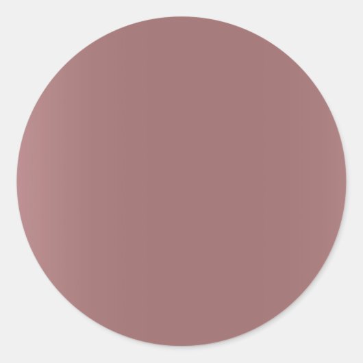 Sticker Rond Faux Rose Gold Blank Modèle (Devant)