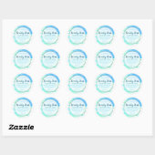 Sticker Rond Faux Silver Foil Fabricant Soins de la peau (Feuille)