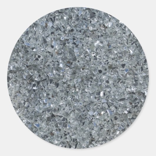 Sticker Rond Faux Sparkle (Devant)