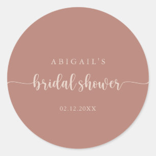 Sticker Rond Faveur de calligraphie en terre cuite pour enterre