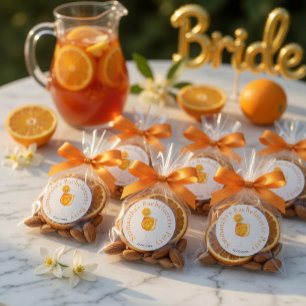 Sticker Rond Faveur de fête de bachelorette personnalisée
