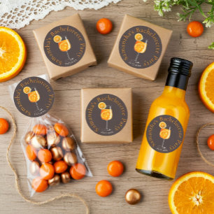 Sticker Rond Faveur de fête de bachelorette personnalisée