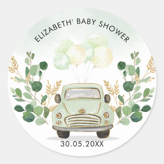 Sticker Rond Favoris de voyage aventure verdure orée (Devant)